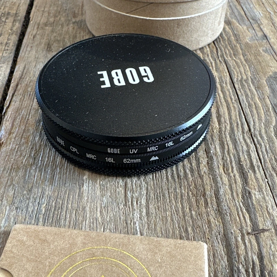 Gobe THE DUET 62mm UV CIRCULAR LENS FILTER KIT (2 PEAK) *New* - Image 4 of 4