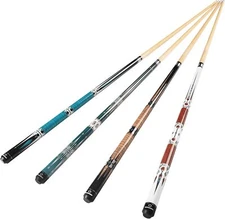 HomeSeason 57" 2-Piece Billiard Pool Cue Sticks-(18oz - 21oz Available)