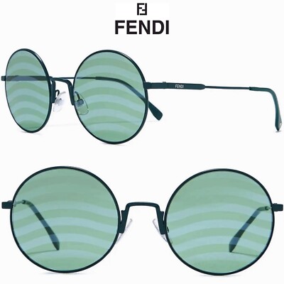 FENDI NWT $495 FF0248/S 1EDXR MATT GEEN TURQUOISE WAVES  display picture 1