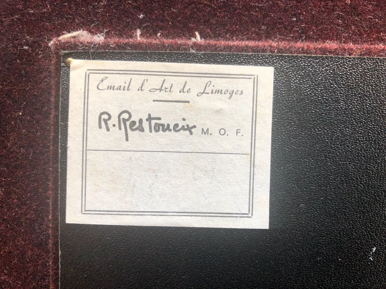 R RESTOUEIXEMAIL, EMAUX DE LIMOGES PAYSAGE eBay