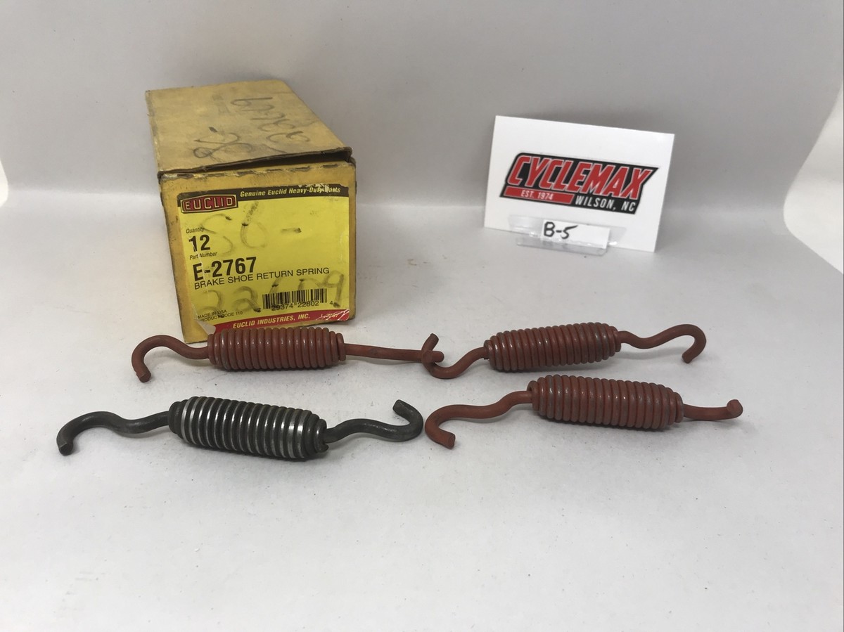 じゅん EUCLID  NOS  BRAKE SHOE RETURN SPRINGS QTY=4 OEM: E-2767 (b-5) | eBay