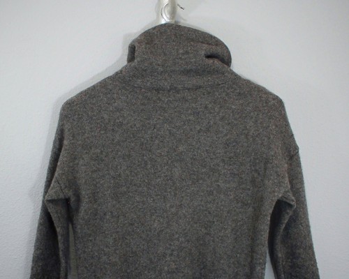Taupe Brown Wool Hi-Lo Turtleneck Sweater MEDIUM New w/o Tags Nanette Lepore CFC - Picture 5 of 9