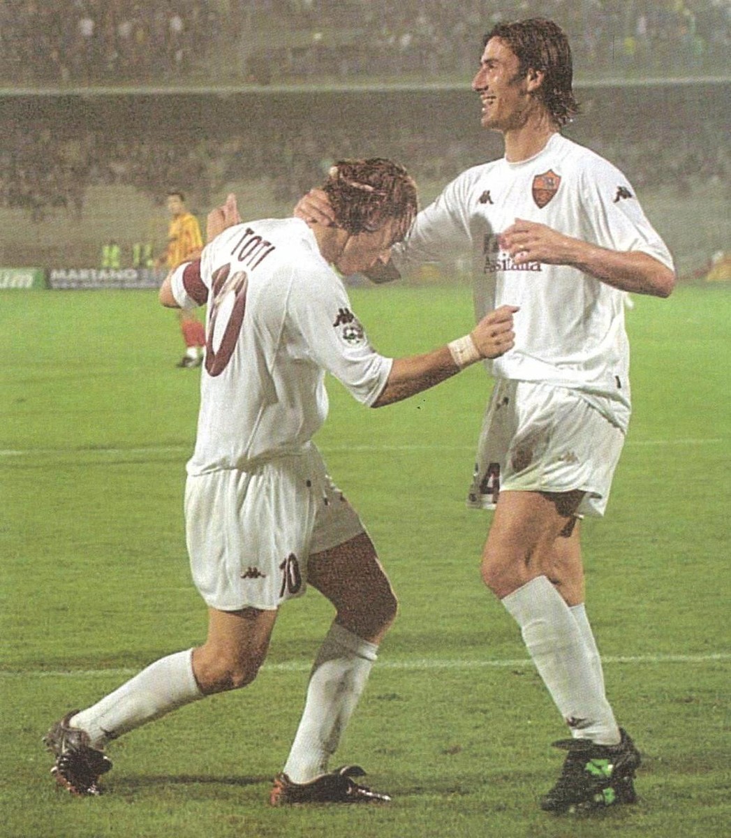 ORIGINAL AS Roma 2000/2001 Away Kappa Football Soccer Shirt