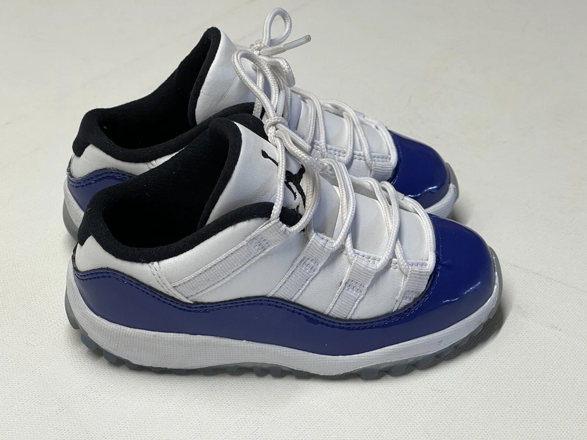 JORDAN AIR JORDAN 11 RETRO LOW WHITE/BLUE - SNEAKERS CHILDREN