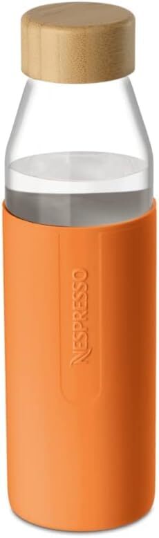 Nespresso botella agua, Glass Nespresso Reusable Bottle (Limited Edition)