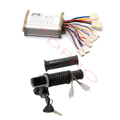#ad 36V 800W Brush Speed Controller LCD Throttle for Electric Scooter e Bike Razor $48.58