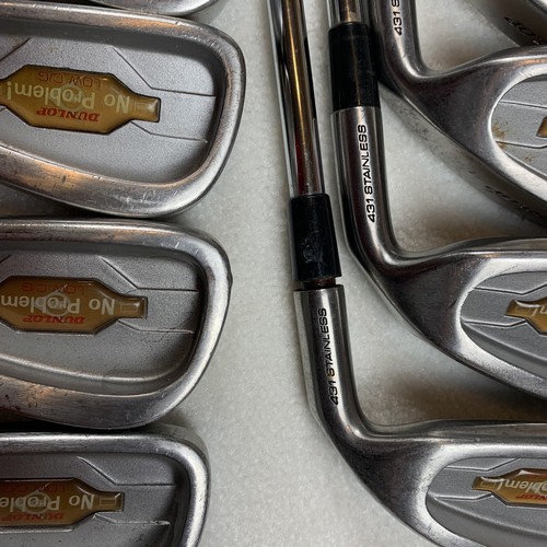 Dunlop No Problem Golf Club Iron Set RH Mid-Firm Flex Steel Shaft 3-PW - Picture 8 of 8