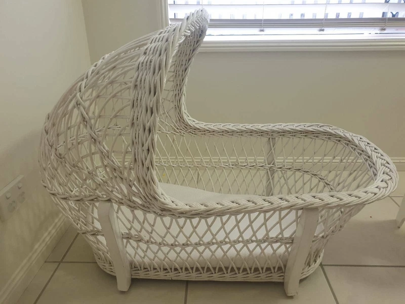 vintage baby bassinet