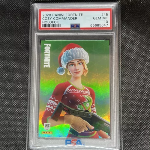 2020 Panini Fortnite Series 2 COZY COMMANDER #45 HOLOFOIL PSA 10 GEM MT