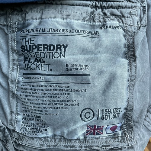 BNWT Superdry Womens Military Embellished Field Flag Jacket Size L - Picture 15 of 18