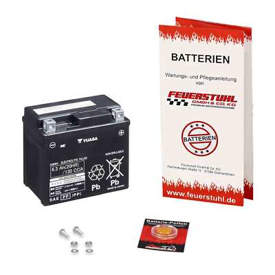 YUASA Batterie Yamaha Tricker XG 250, 2005-2006, DG14, startklar inkl 7,50 Pfand
