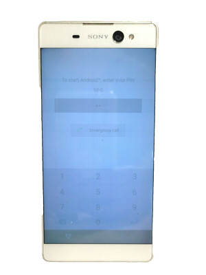 Sony Xperia xa1 smartphone - white - damaged as is 