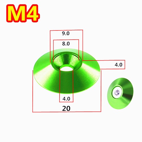 M2 M2.5 M3 M4 M5 M6 M8 M10 M12 Aluminum Washers For Countersunk Head Screws Bolt - Picture 17 of 25
