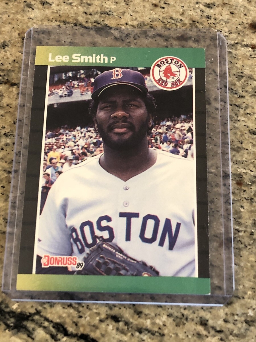 1989 Donruss Baseball Lee Smith #66 Rare Error Card *Denotes* Boston Red Sox