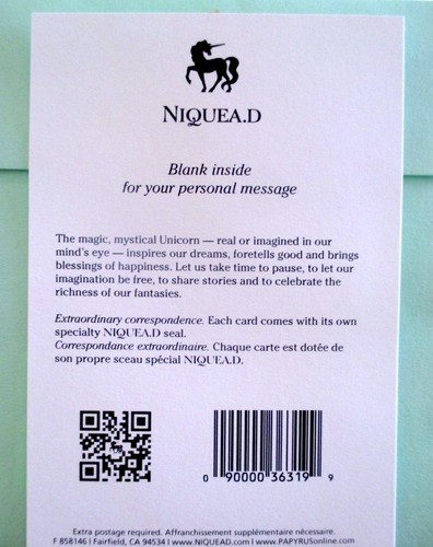 Papyrus NIQUEA.D Encouragement Friendship Blank Greeting Card - Imagen 2 de 3