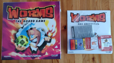 Worms The Board Game Kickstarter Collectors Edition + deutschem Sprachpaket OVP