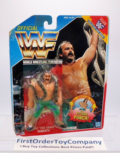 Vintage WWF Hasbro Series 1 Jake the Snake Roberts...
