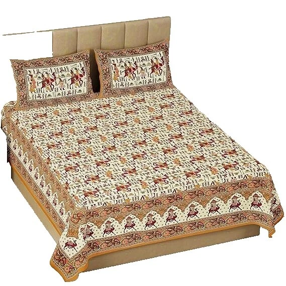 Floral Double Bed Sheets