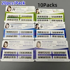 10* Dental Orthodontic Metal Brackets Braces MIM Monoblock Mini Roth/MBT 022 345