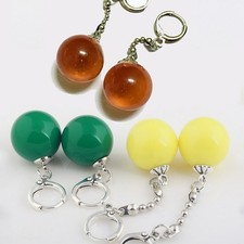 DBZ Super Saiyan Son Goku Zamasu Potara Colgantes Pendientes Colgantes Gota Redonda