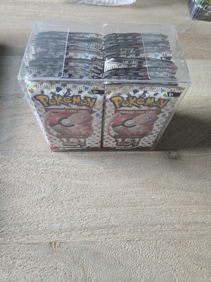 Pokemon 151 Booster Pack Lot – 36x Sealed Booster Packs Includes Display  Case