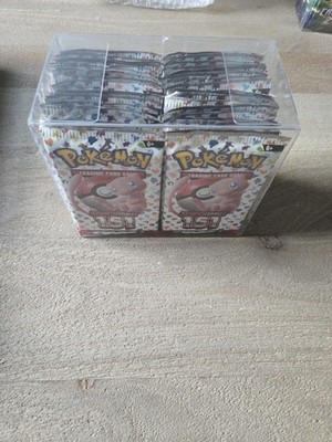 Pokemon 151 Booster Pack Lot – 36x Sealed Booster Packs Includes Display  Case