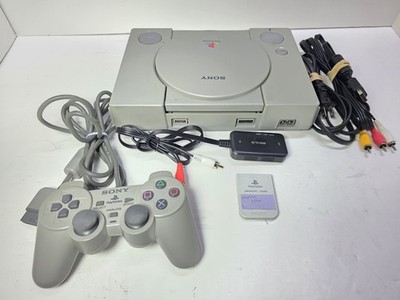 Sony PlayStation 1 SCPH-9001 PS1  Console  Controller &  HDMI ADAPTER  - Memory