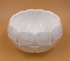Vintage Indiana Glass Milk Glass Constellation Scalloped Bowl Trinket Dish