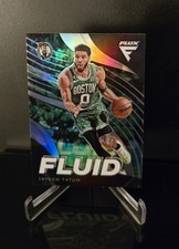 JAYSON TATUM 🔥 SP 2022-23 Panini Flux Fluid Silver Prizm No. 4 Boston Celtics
