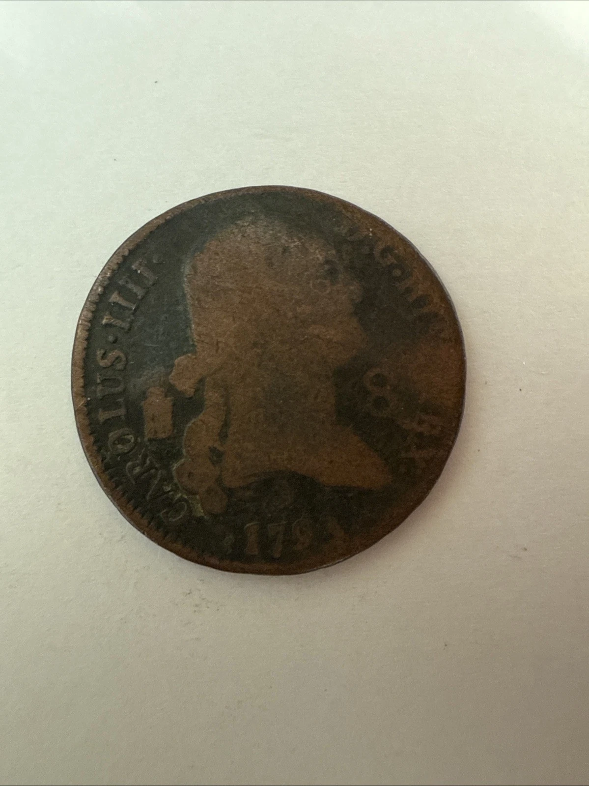 Monnaie Carolus IIII 1793