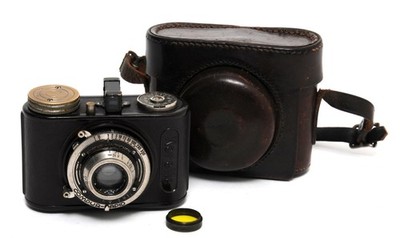 Vintage Kochmann Korelle K camera 18x24mm w. Zeiss Jena Tessar 2,8/3,5cm