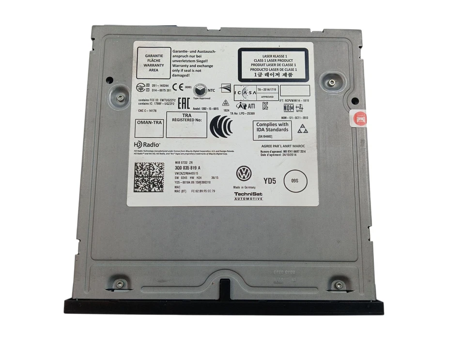Autoradio CD Laufwerk MIB Navi Media Steuergerät VW Golf 7 5G1 3Q0035819A - Bild 4 von 4