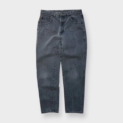 Vtg 90s Bugle Boy Jeans, Logo, Straight Leg, Heavyweight 30 x 30 Grunge Faded