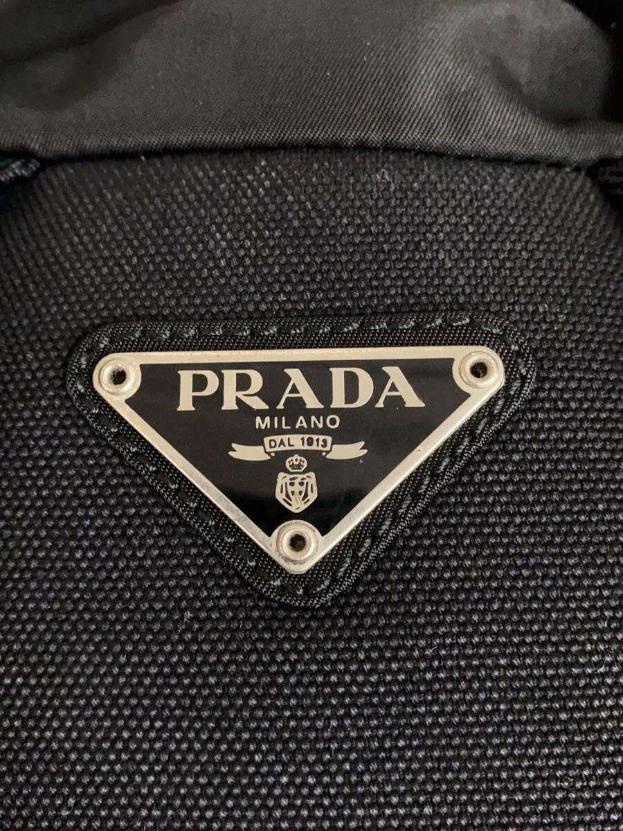 PRADA Backpack Rucksack Nylon Black Solid Used - image 5