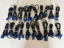 LotOf 20 USED VGA Male to Male LCD TV Projector Computer Monitor Video Cable