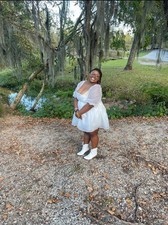 NWT BHLDN Chloe Puff Sleeve Square Neck Jacquard Mini Dress Size Small