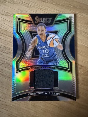 2025 Select WNBA Courtney Williams Selective Swatches Silver Prizm SW-CW Lynx