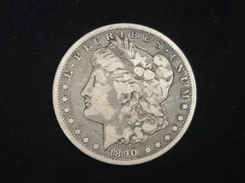 1890-CC Morgan Silver Dollar Very Good+ 20209