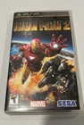 Sony PlayStation PSP Video Game Iron Man 2 Marvel SEGA Rated T with Manual