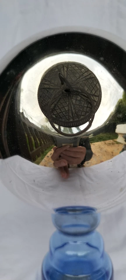 Ancienne Boule De Pardon Déco Noël 15cm Vergo Goetzenbruck Meisenthal Sapin  - Photo 3/4