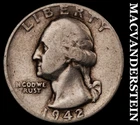 1942 Washington Quarter-Scarce Better Date No Reserve #i2642