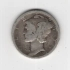 1918 P MERCURY DIME 10¢ 90% SILVER PHILADELPHIA 10 CENTS UNITED STATES AMERICA