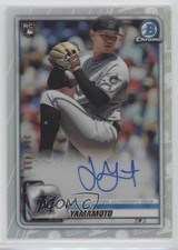 2020 Bowman Chrome Rookie Refractor 314/499 Jordan Yamamoto #CRA-JY Auto RC w5b