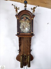 176377 Antico orologio a pendolo olandese con lunario