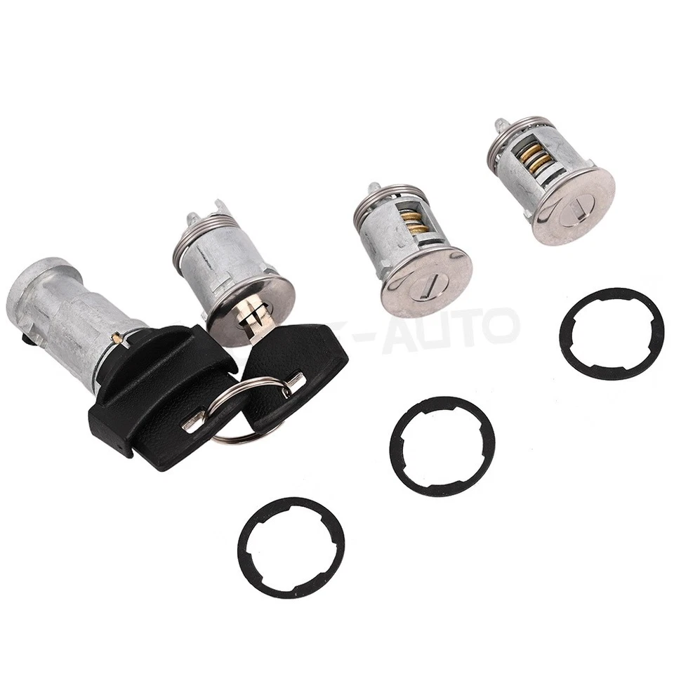 For 1991-1995 Jeep Cherokee Ignition Switch Cylinder & Door Lock Set - Image 2 of 4