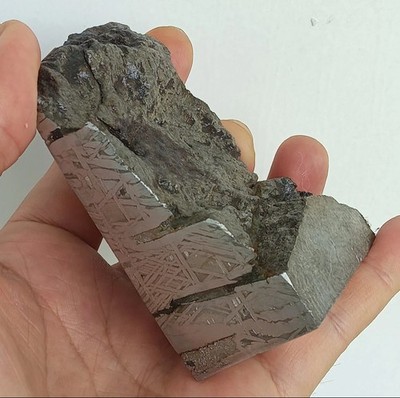 Aletai Eisenmeteorit 593 Gramm Endstück mit Fusionskruste