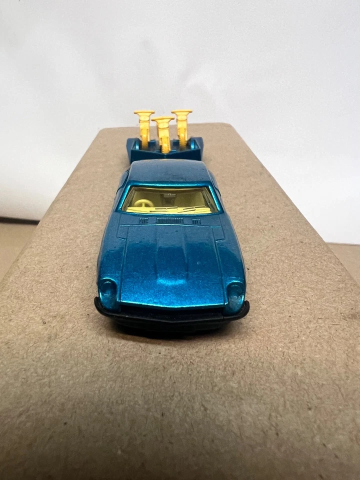 Vintage MATCHBOX 900 - TP-21 DATSUN 260Z & MOTORCYCLE TRAILER Clean - Image 3 of 4