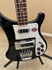Rickenbacker 4003s String Solid Body Electric Bass Guitar Black Right-Handed