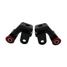 2" Rear Drop Lowering Shackles Kit for 2003  2013 Dodge Ram 1500, 2500, 3500,