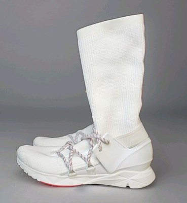 Reebok Sock Runner Caged White Men's Size 6.5 Women's Size 8